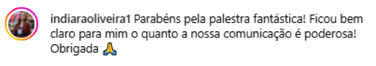 Audience testimonial 7